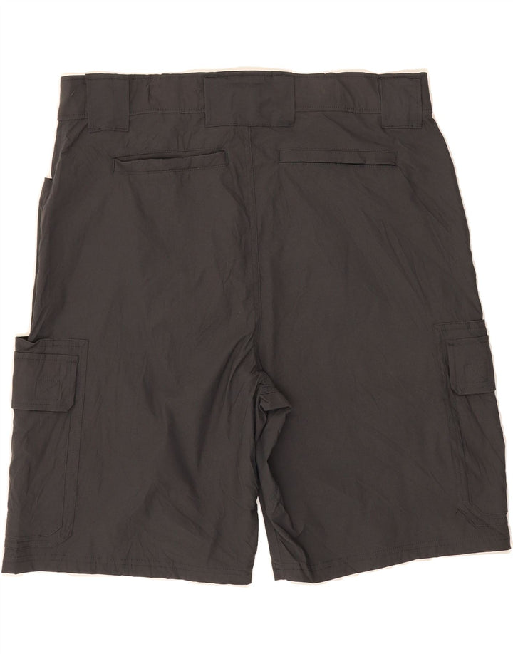 EDDIE BAUER Mens Cargo Shorts W36 Large Grey Nylon Vintage Eddie Bauer and Second-Hand Eddie Bauer from Messina Hembry 