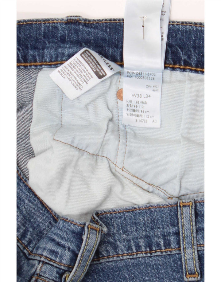 Męskie jeansy Levi's 511 Slim W38 L34 Niebieska bawełna