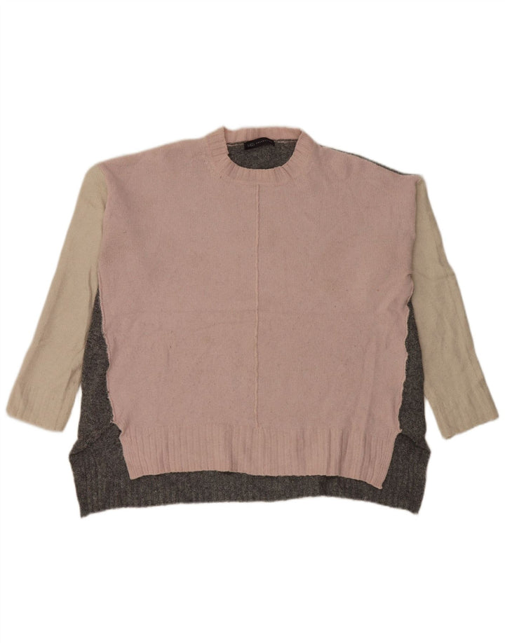 Marks & Spencer Damski sweter z okrągłym dekoltem, UK 16, duży, szary