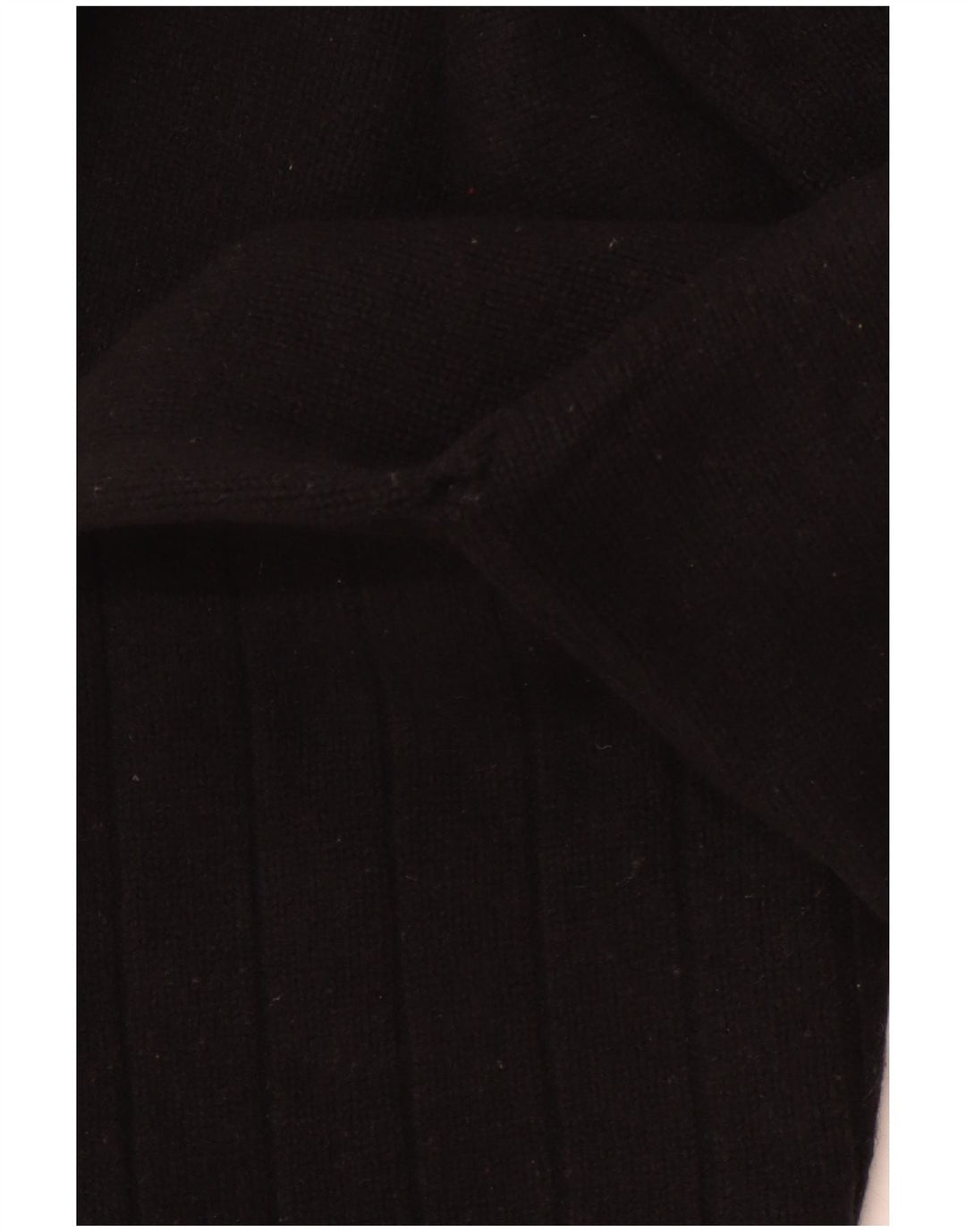 Damski sweter z golfem LEVI'S UK 10 w małe czarne paski z owczej wełny