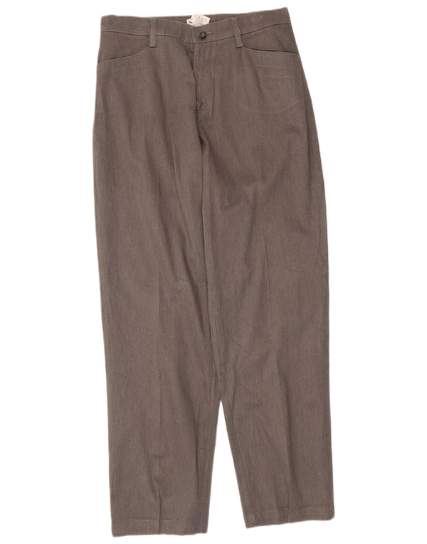 Damskie zwężane spodnie casual Lee US 12 Large W32 L31 Szara bawełna