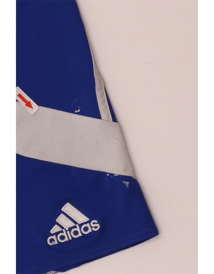 Męskie spodenki sportowe Adidas XL Niebieski poliester z blokami kolorów