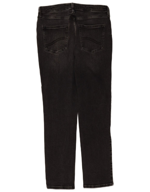 Damskie jeansy Fat Face Sway Slim UK 12 Medium W30 L30 Szara bawełna