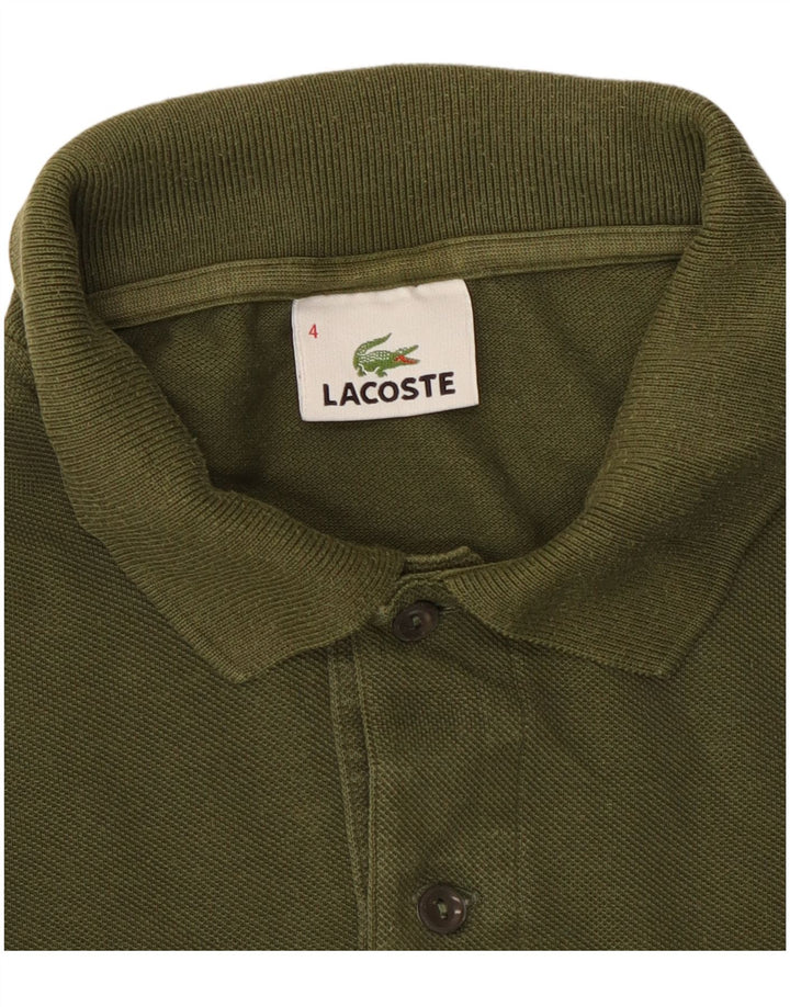 Męska koszulka polo Lacoste, rozmiar 4, średni khaki