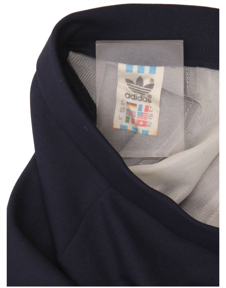 Męskie spodenki sportowe Adidas, duże, granatowe, z poliestru