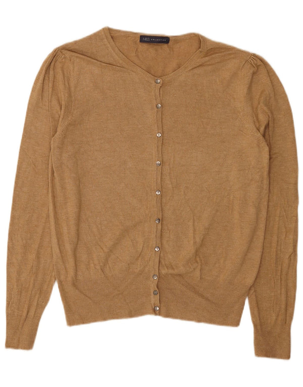 Sweter damski Marks & Spencer UK 14, duży, beżowy, wiskoza