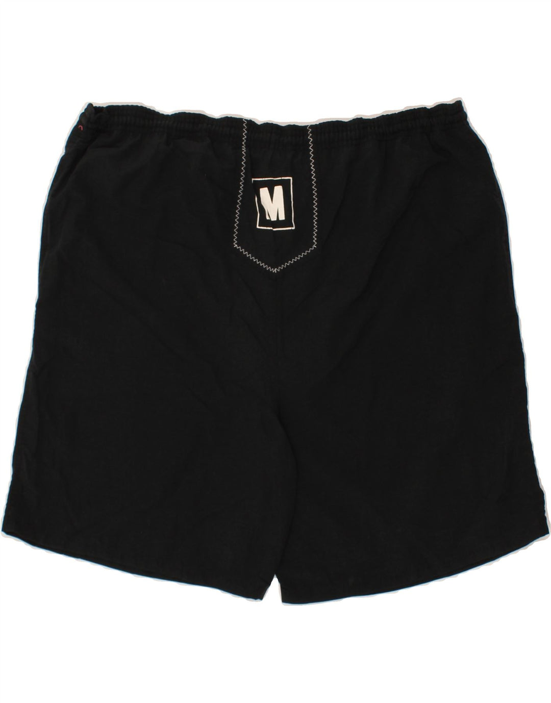 MOSSIMO Mens Graphic Sport Shorts Medium  Black Nylon Vintage Mossimo and Second-Hand Mossimo from Messina Hembry 