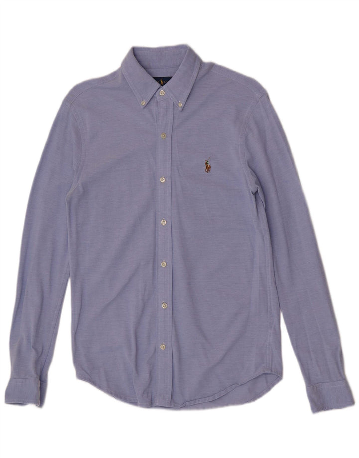 Koszula męska Ralph Lauren, mała, niebieska, bawełniana