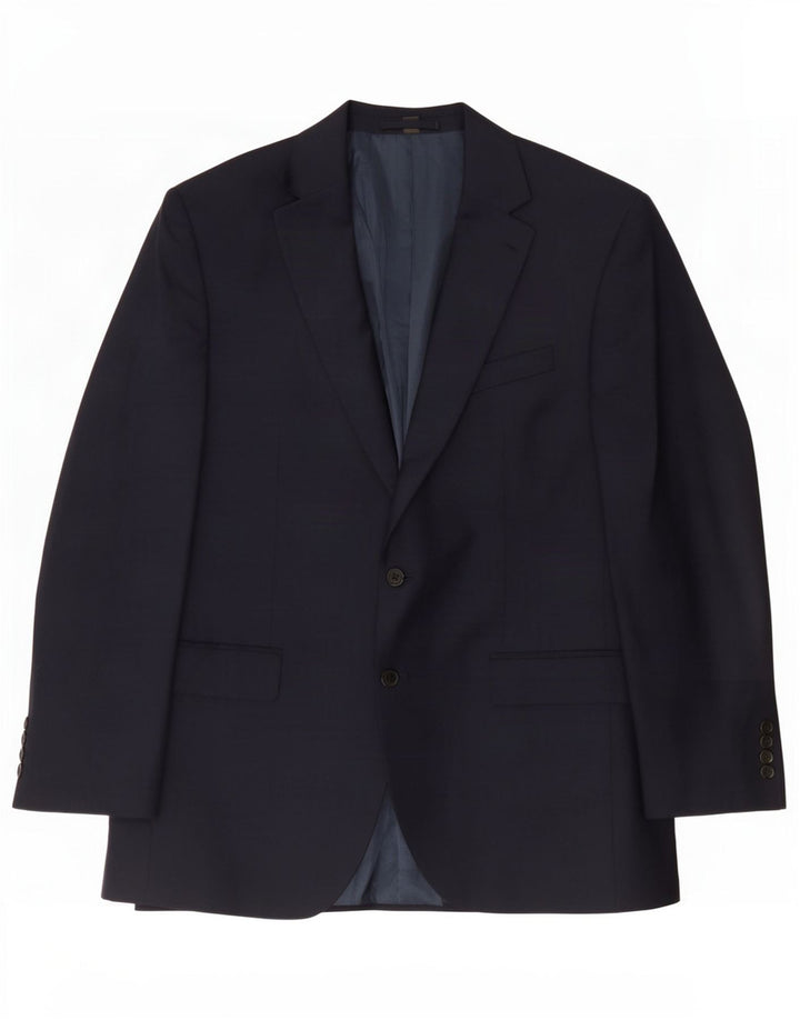 Marks & Spencer Męska marynarka zapinana na 2 guziki, UK 44 XL, granatowa, poliester