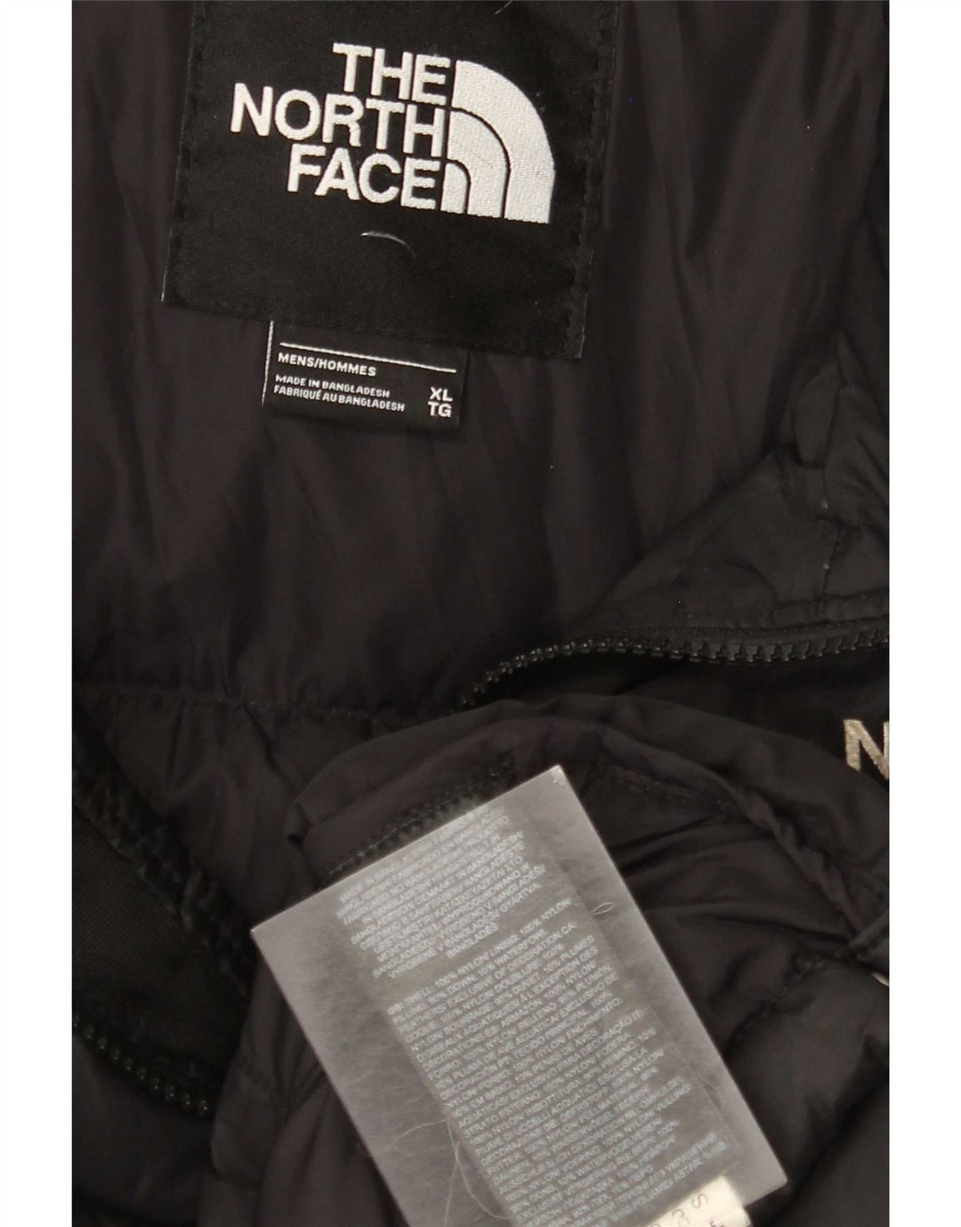 Męska ocieplana kurtka The North Face UK 42 XL, czarny nylon
