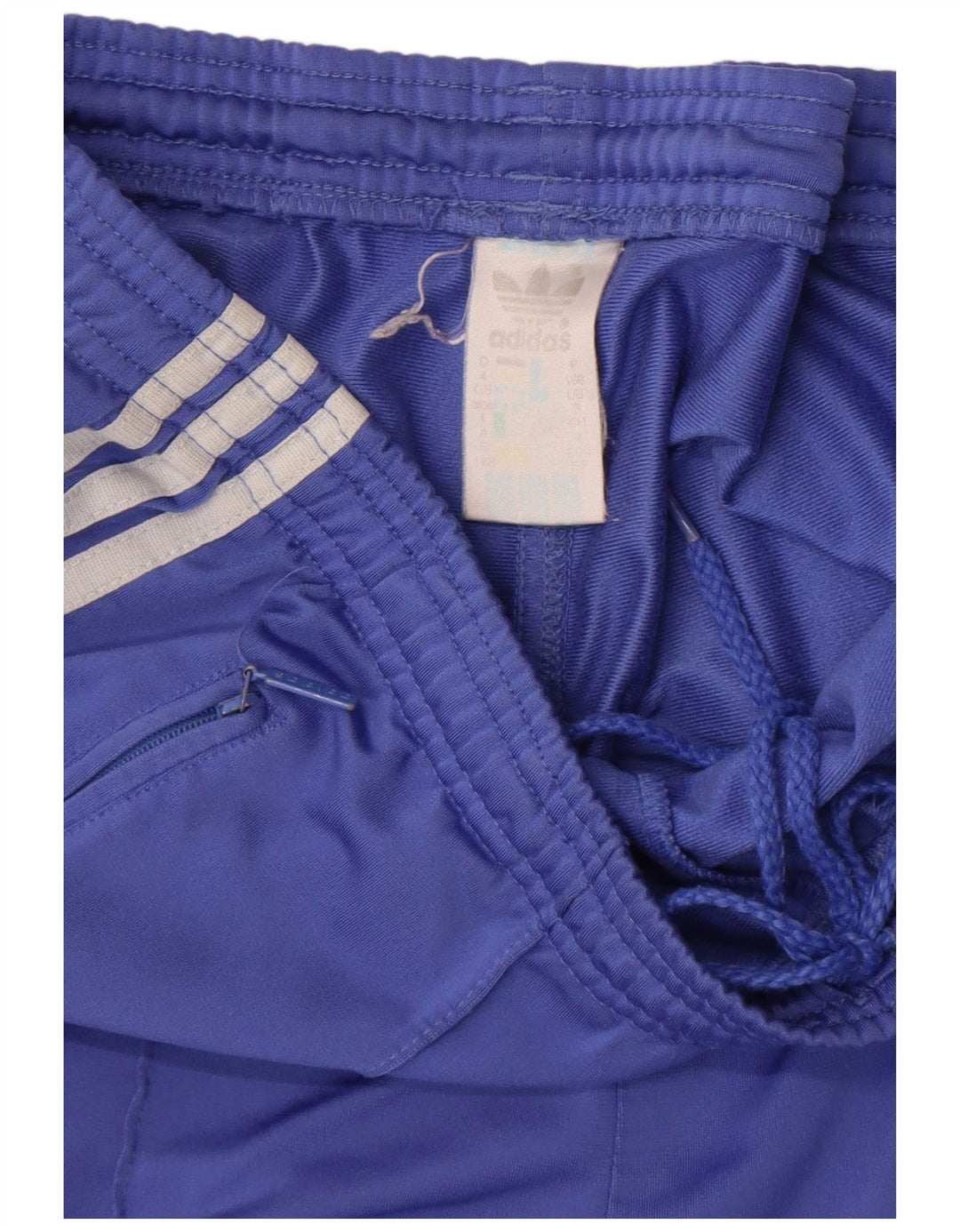 Męskie spodnie dresowe Adidas UK 36/38 Mały niebieski poliester