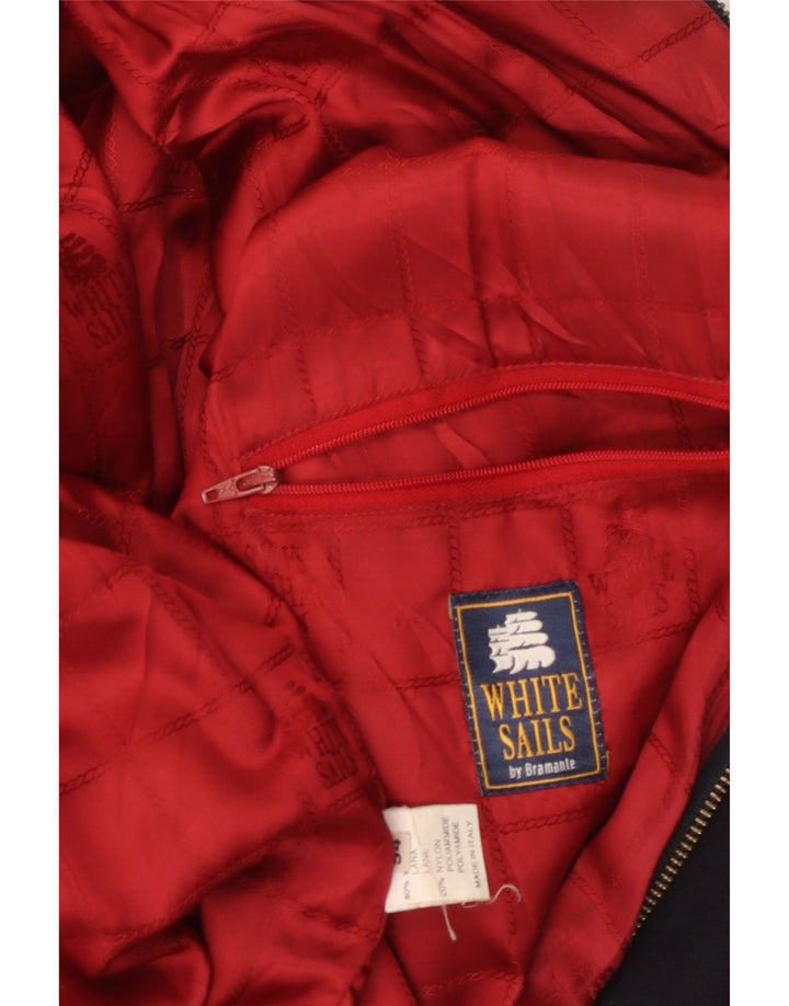 Męska kurtka bomberka WHITE SAILS IT 54 2XL Granatowa wełna