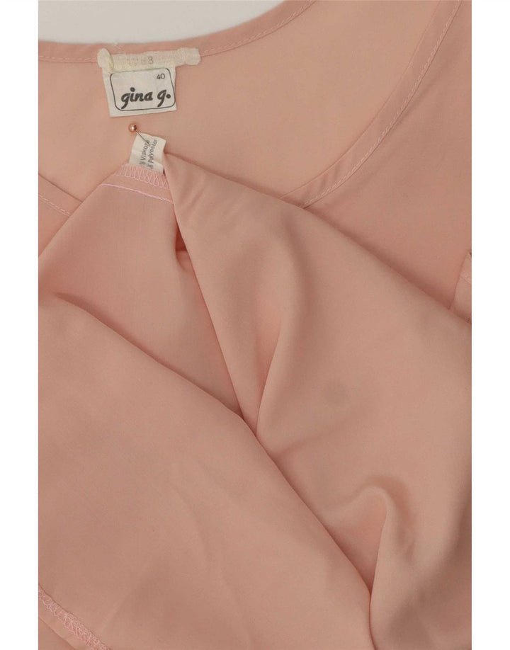 Vintage damska bluzka bez rękawów Top IT 40 Small Pink wiskoza