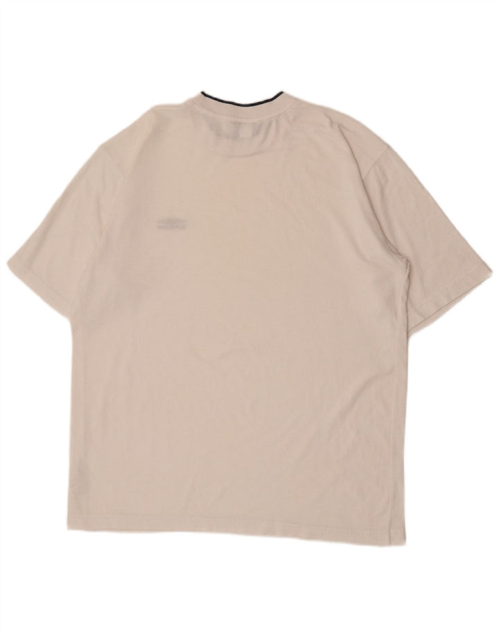 Męski T-shirt z grafiką Umbro, duży, złamany biały poliester