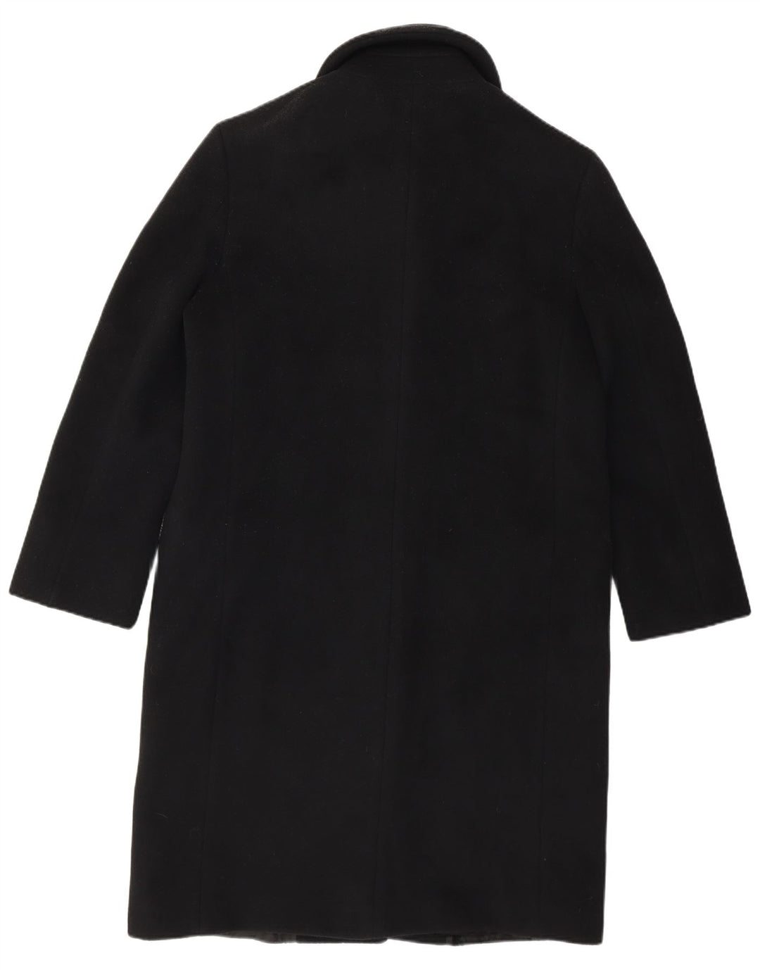 Płaszcz damski Marella UK 12, średnia czarna dziewicza wełna