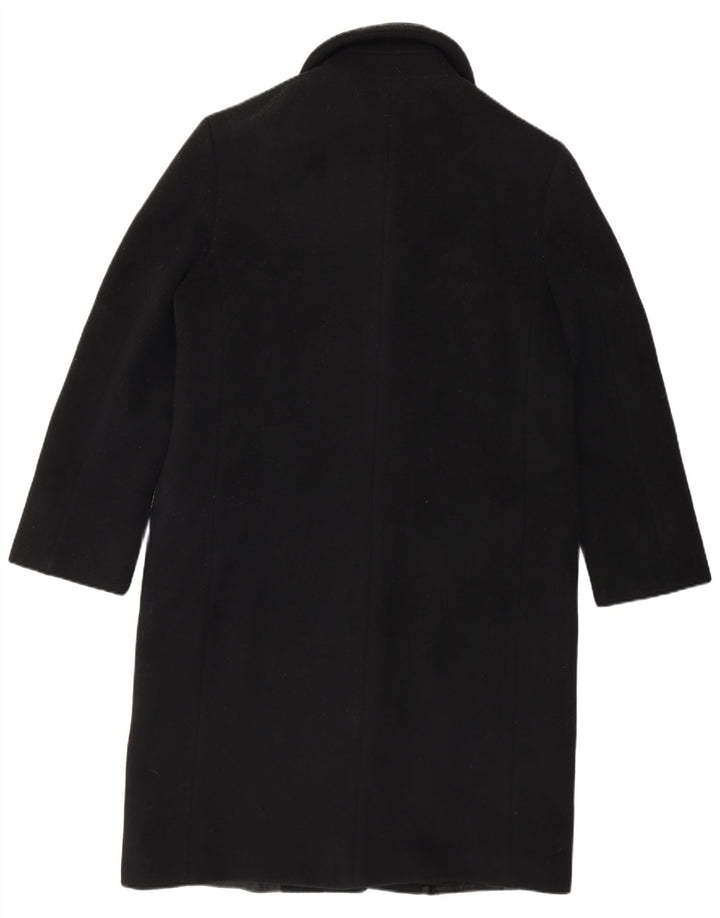 Płaszcz damski Marella UK 12, średnia czarna dziewicza wełna