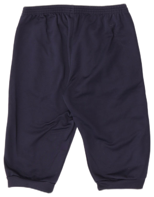 Errea Womens Sport Shorts UK 14 Large Navy Blue Polyester