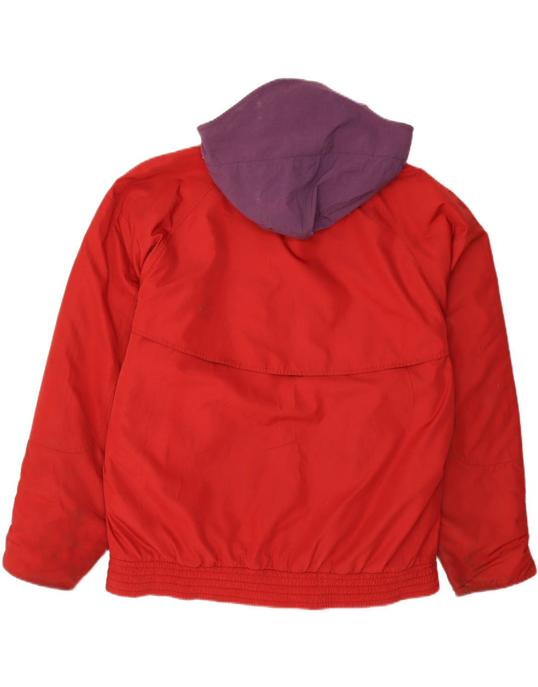 LOTTO Mens Hooded Windbreaker Jacket UK 40 Large Red Vintage Lotto and Second-Hand Lotto from Messina Hembry 