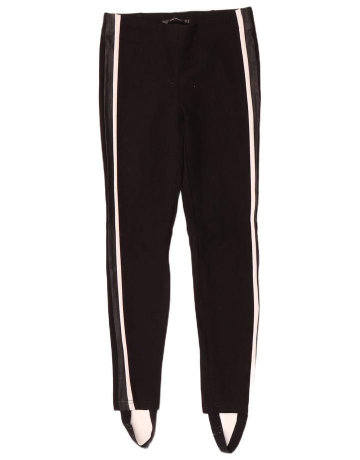 Damskie legginsy Zara Trafaluc Stirrup UK 12, średnia czarna wiskoza
