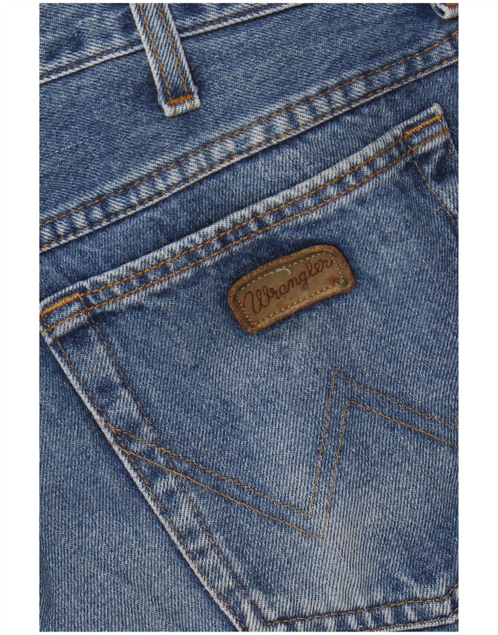 Męskie proste dżinsy Wrangler W32 L33 niebieskie