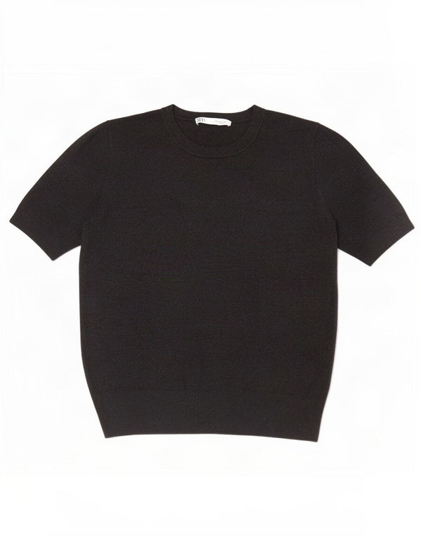 Damska bluzka z krótkim rękawem Zara UK 12 Medium Grey