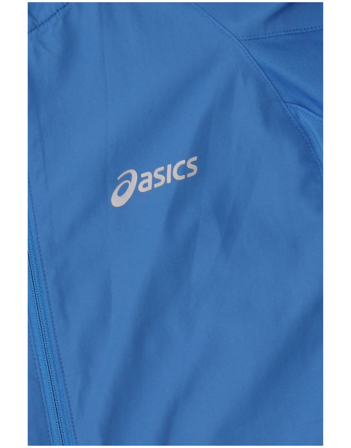 Damska kurtka dresowa Asics UK 8, mała niebieska