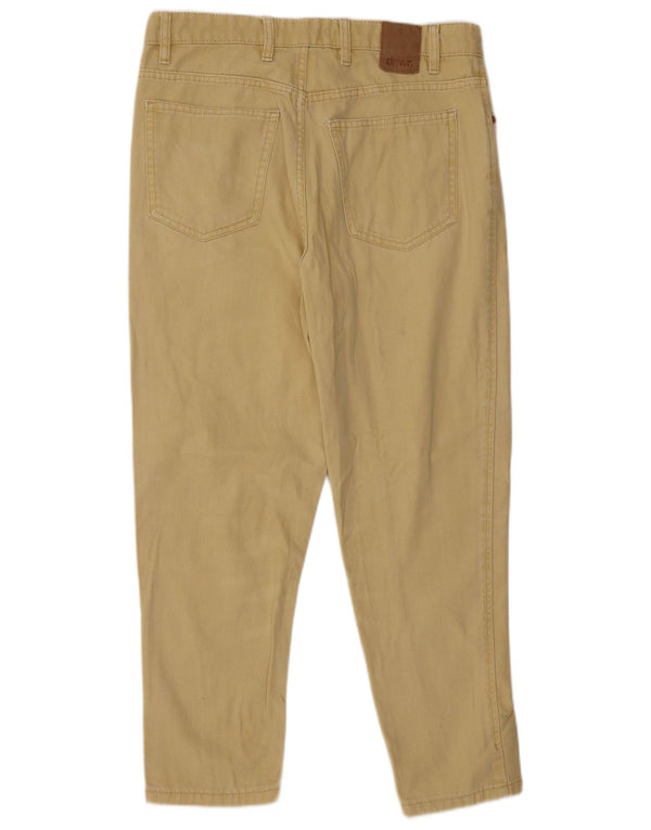 Damskie jeansy zwężane Zara EU 40 Medium W31 L25 Żółta bawełna