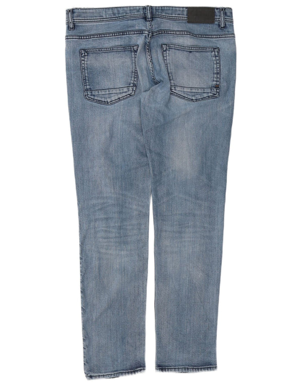 Hugo Boss Mens Delaware Slim Jeans W36 L34 Blue Lyocell