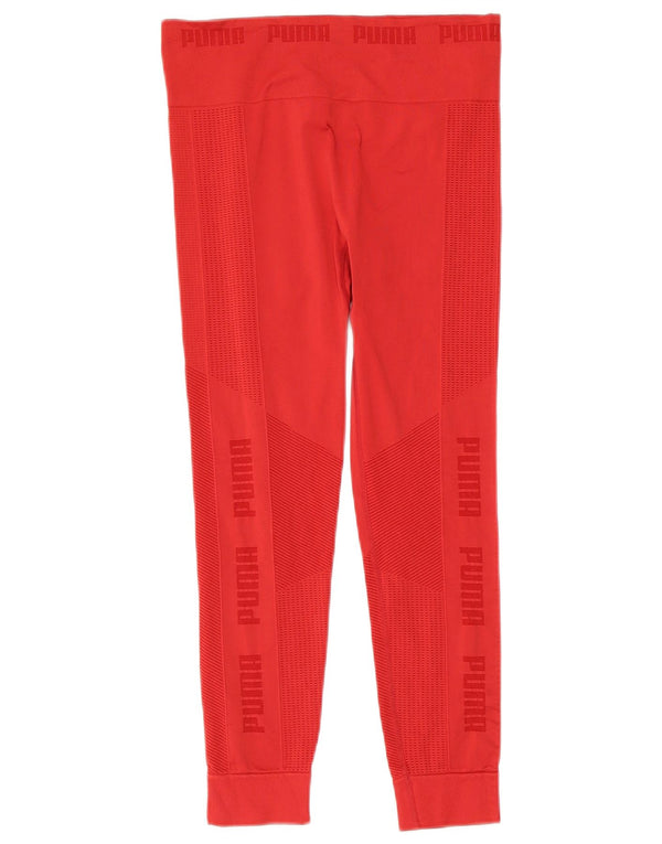 Damskie legginsy Puma Graphic Capri UK 14 Średni czerwony nylon