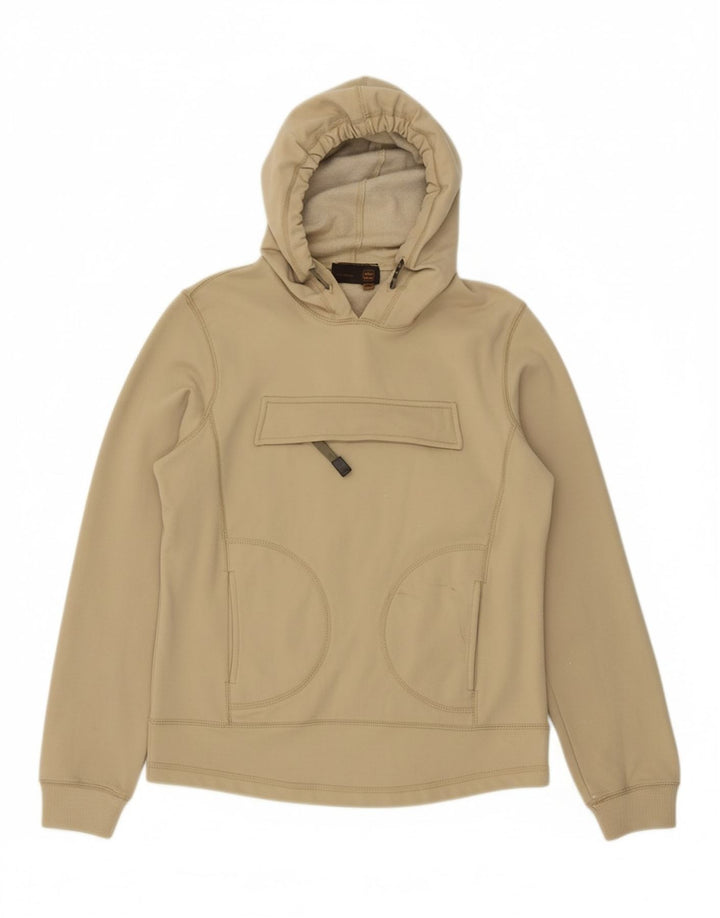 GAS Womens Hoodie Jumper UK 10 Small Khaki Polyamide Vintage Gas and Second-Hand Gas from Messina Hembry 