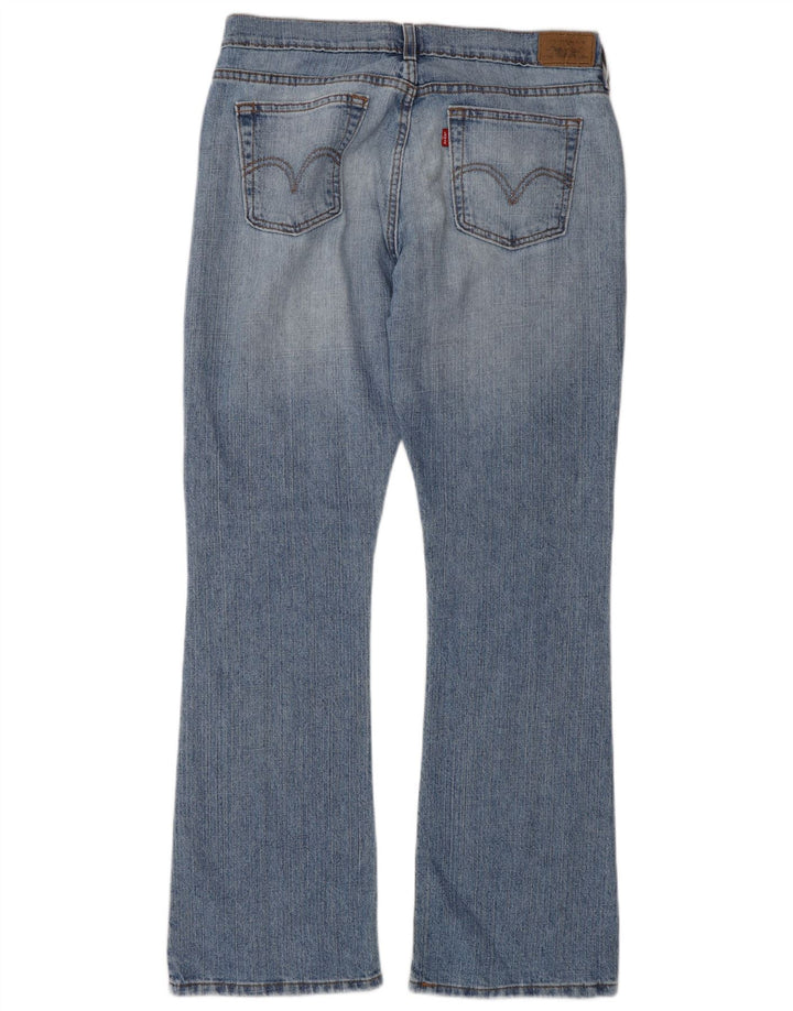 Damskie jeansy Levi's 515 Bootcut US 8 Medium W32 L31 Niebieska bawełna
