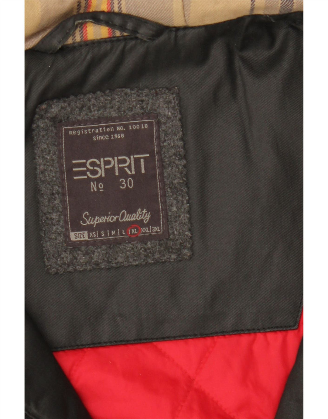 Męska kurtka Anorak z kapturem Esprit UK 42 XL Czarna
