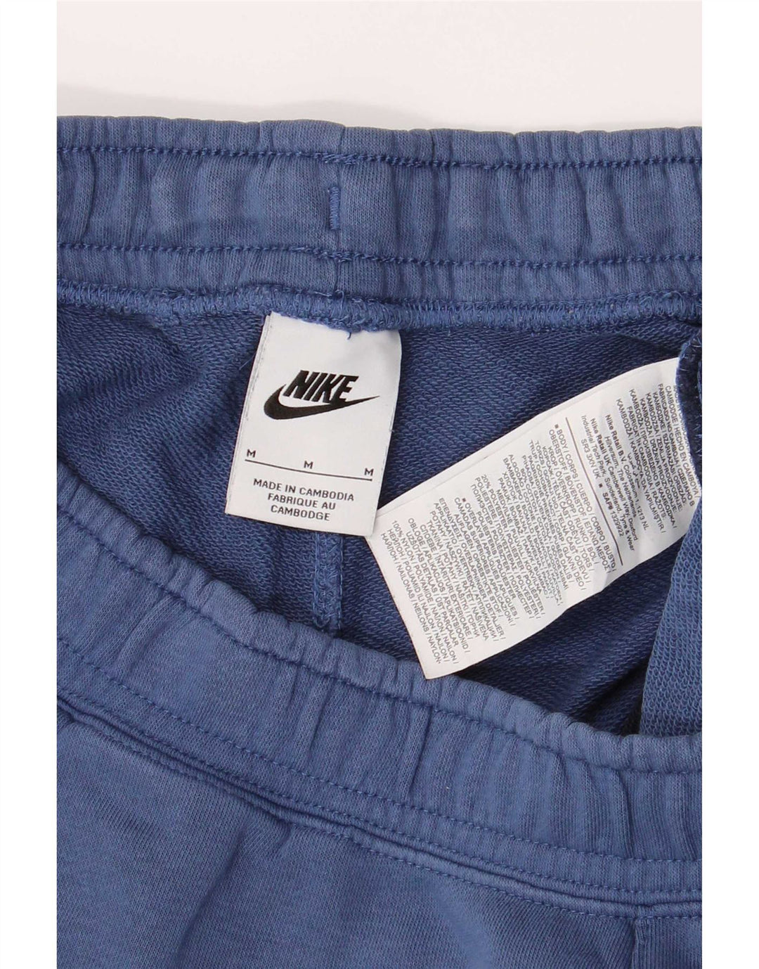 Męskie spodenki sportowe Nike, bawełna w kolorze średniego błękitu