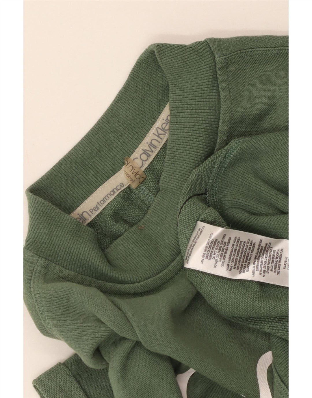 Damska bluza oversize Calvin Klein Graphic UK 10 Small Green