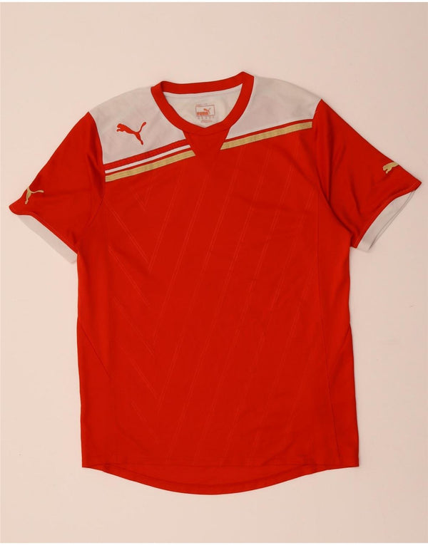 Męski t-shirt PUMA Top w kolorze średnio czerwonym