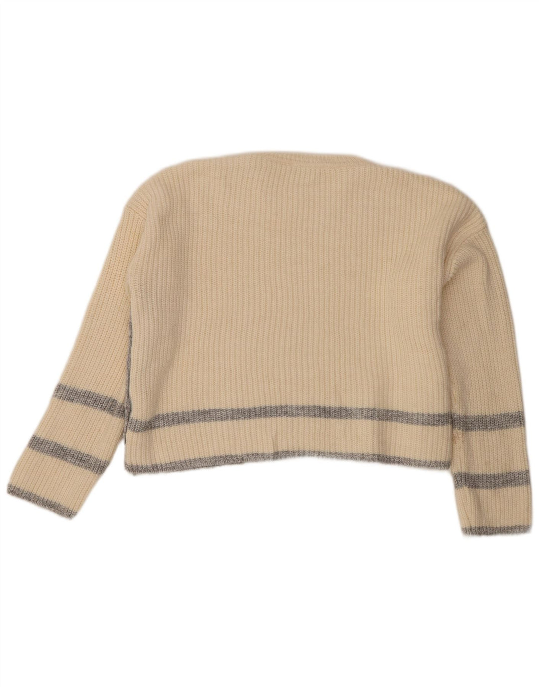 Marks & Spencer Damski sweter z okrągłym dekoltem, UK 14, średni beż