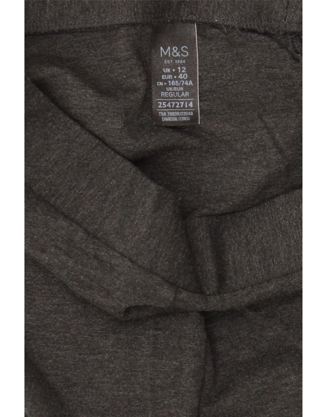 Damskie legginsy Marks & Spencer UK 12, średnioszara wiskoza