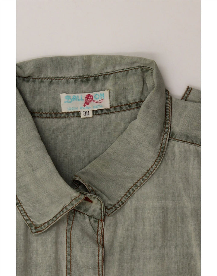 Koszula damska Ball On Rozmiar 38 Średni zielony jedwab