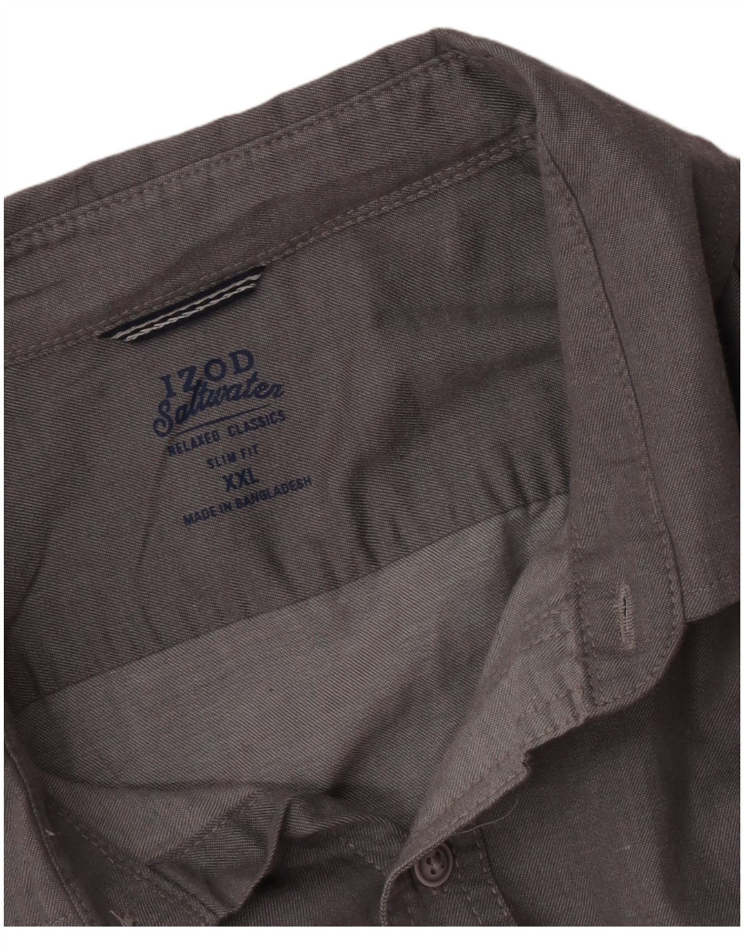 Koszula męska Izod Salt Water Slim Fit 2XL, szara