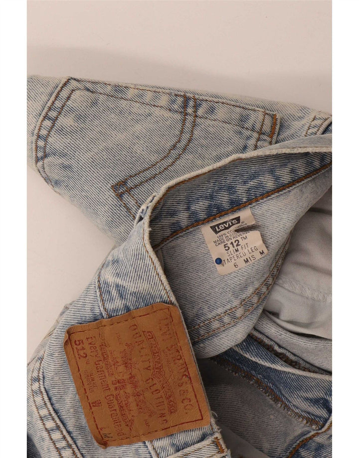 Damskie spodnie Levi's 512 Denim Slim Fit US 6 Medium W26 Niebieska bawełna