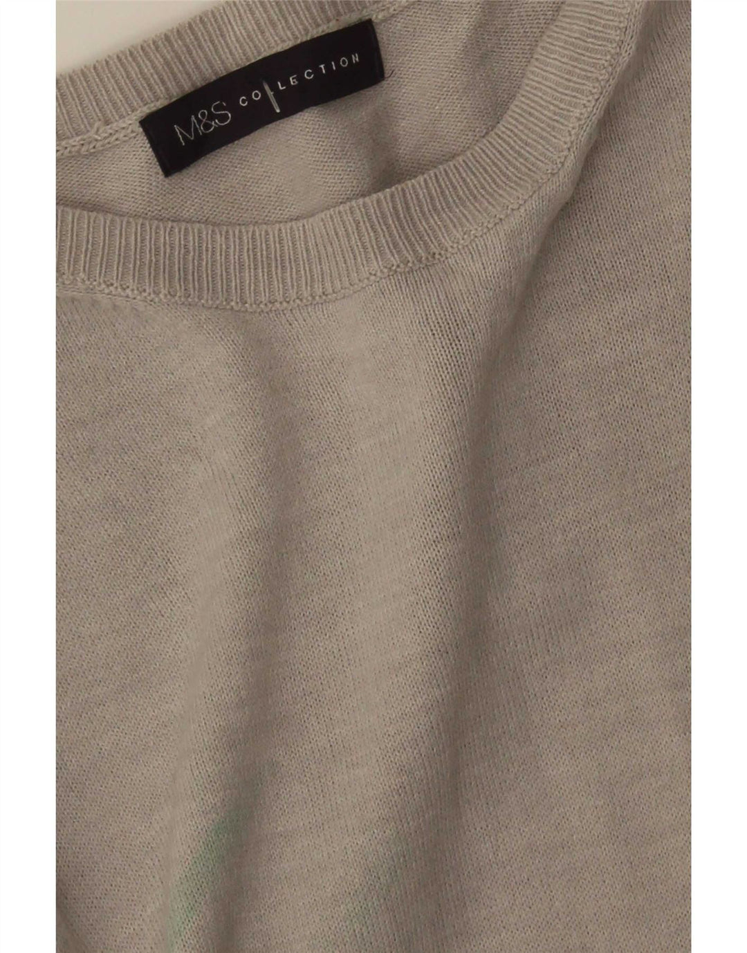 Marks & Spencer Męski sweter z dekoltem w łódkę XS, wielokolorowy, z blokami kolorów