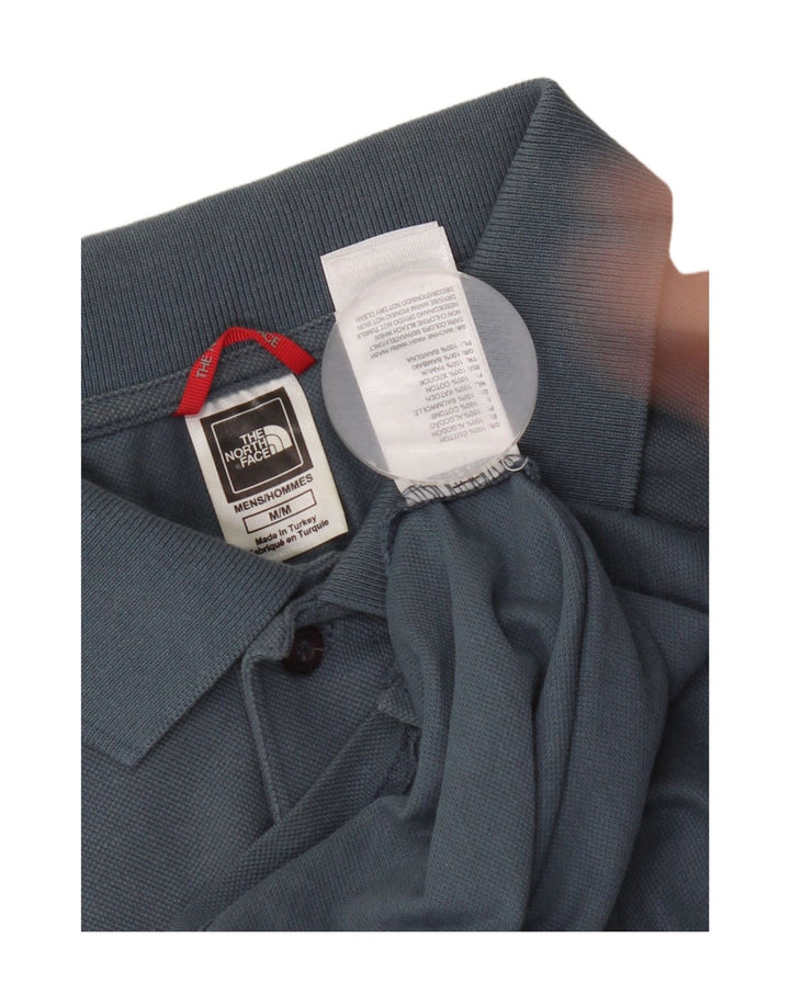 Męska koszulka polo The North Face, bawełniana, w kolorze średnioniebieskim