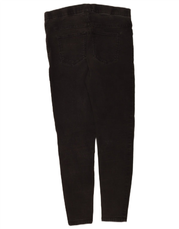 Marks & Spencer Damskie jeansy Jegging UK 12 Medium W30 L35 Czarna bawełna