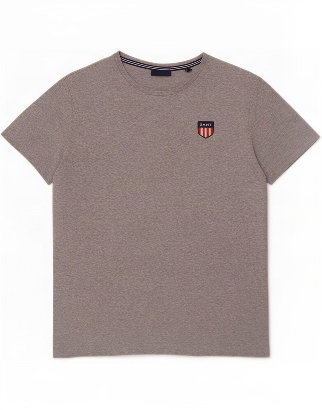 T-shirt męski Gant Średni szary, bawełniany nakrapiany