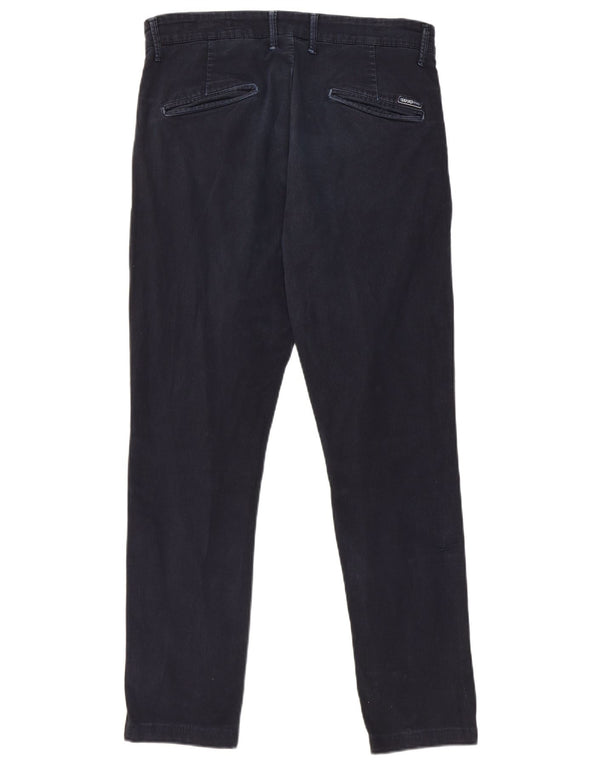 Spodnie sztruksowe Liu Jo Męskie Slim Fit W32 L28 Granatowe