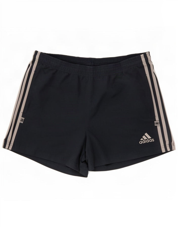 Męskie spodenki sportowe Adidas, średnie granatowe, polichloryczne