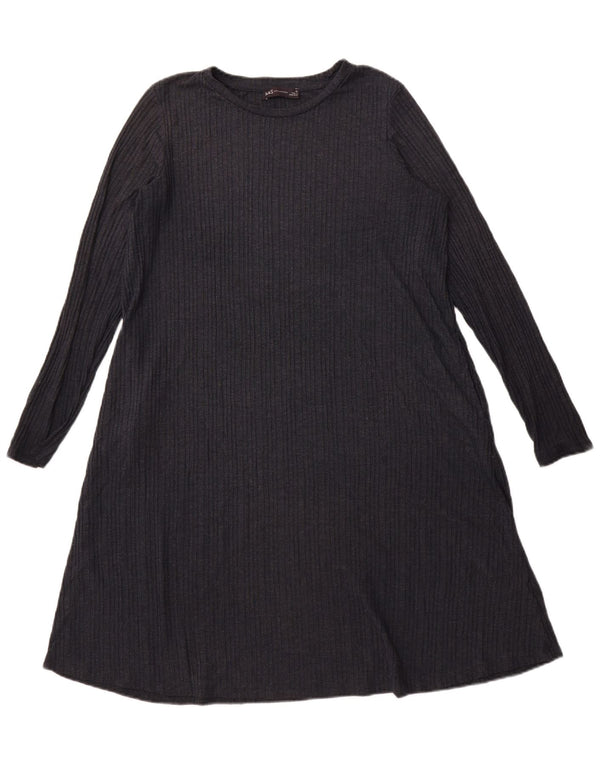 Marks & Spencer Damska sukienka o linii A, UK 16, duża, granatowa, poliester