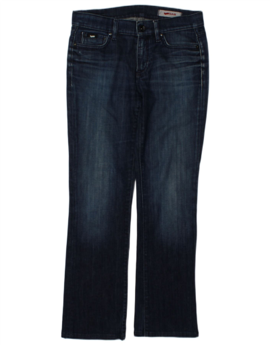 Damskie jeansy Bootcut Gas W28 L29 Granatowe, bawełniane