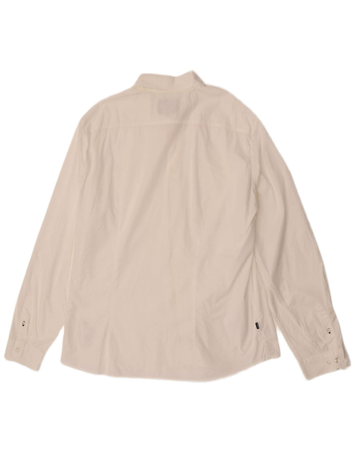 Koszula męska Blauer 3XL Biała bawełna