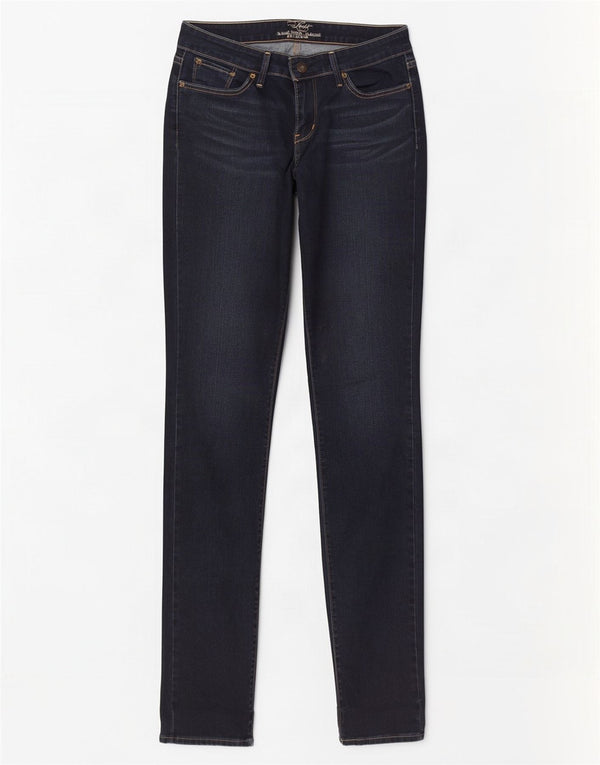 Levi's Womens Slight Curve Classic Fit Slim Jeans W28 L34 Navy Blue